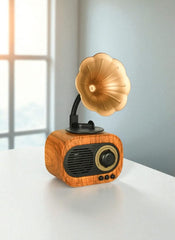 Vintage Gramophone Bluetooth Speaker