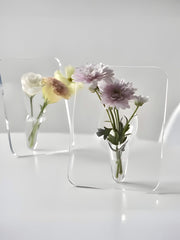 Clear Acrylic Vase