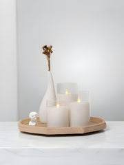 Moving Flame Pillar Candle