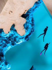 Handcrafted Scuba Diver Lamp