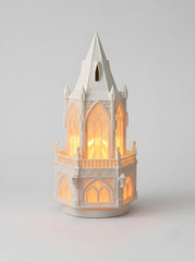 Gothic Cathedral Music Box Lamp