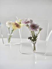Clear Acrylic Vase