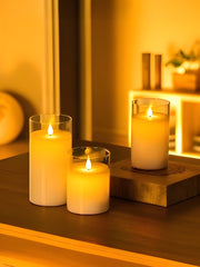 Moving Flame Pillar Candle