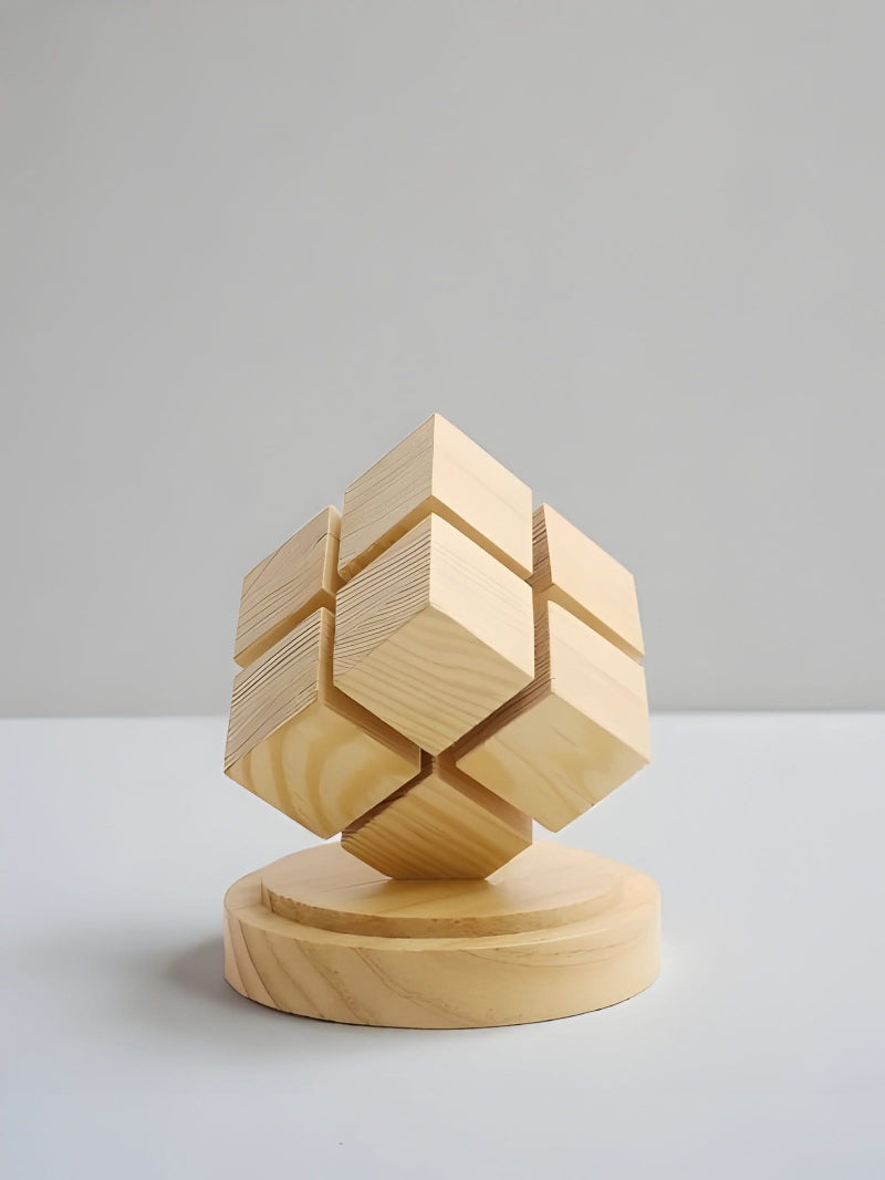Contemporary Cube Lamp